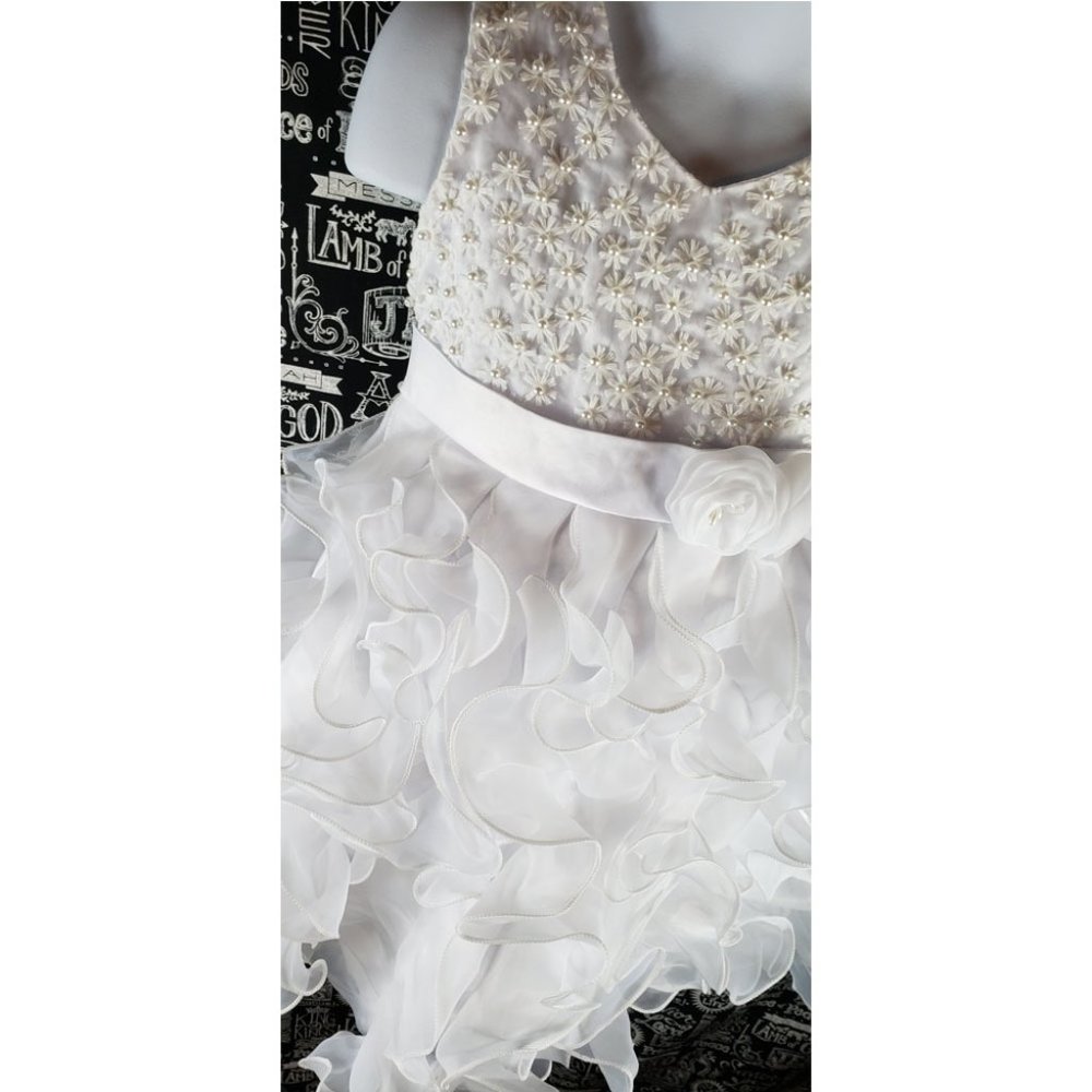 iefiel Ruffle Dress sz 4 - Picture 5 of 7